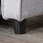 Qaba Kids Recliner Chair Children Sofa Angle Adjustable Single Lounger Armchair Gaming Chair with Footrest 2 Side Pockets for