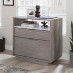 Lateral File with Two Drawers, Medium Gray finish | Premium Home Decor - Grand Goldman