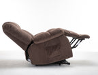 Power Lift Recliner Chair for Elderly- Heavy Duty and Safety Motion Reclining Mechanism-Fabric Sofa Living Room Chair - Grand Goldman Shop