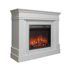 44' Electric Fireplace with Mantel for Living Room or Bedroom,23' Fireplace Insert Heater, Realistic Log and Flame Effect, Remote Control, Timer - Grand Goldman Shop