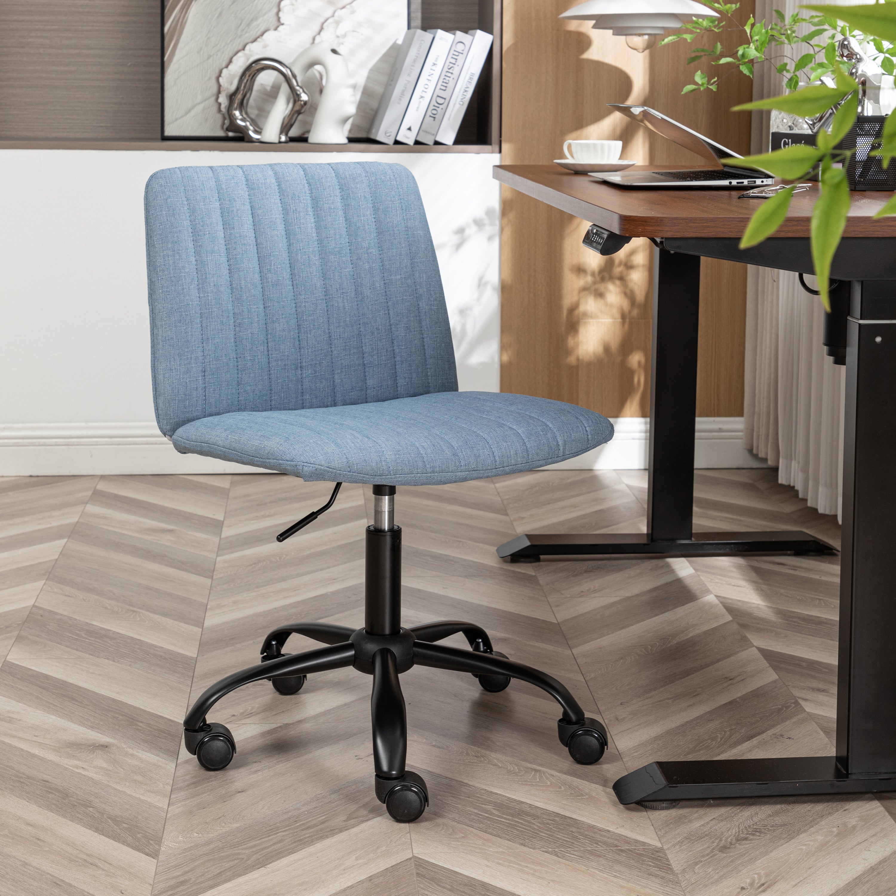 Masar Fabric Swivel Office Chair | Premium Home Decor - Grand Goldman