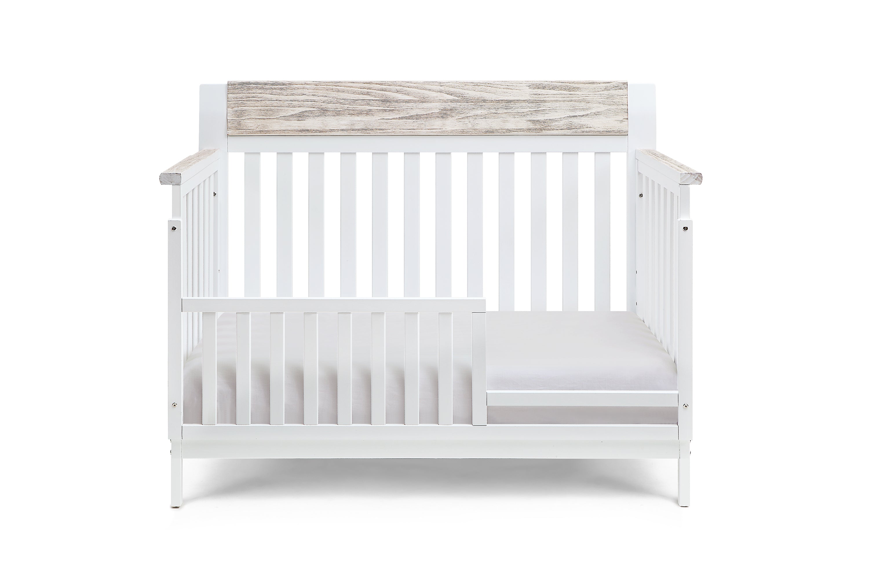 Hayes 4-in-1 Convertible Crib White/Natural - Grand Goldman