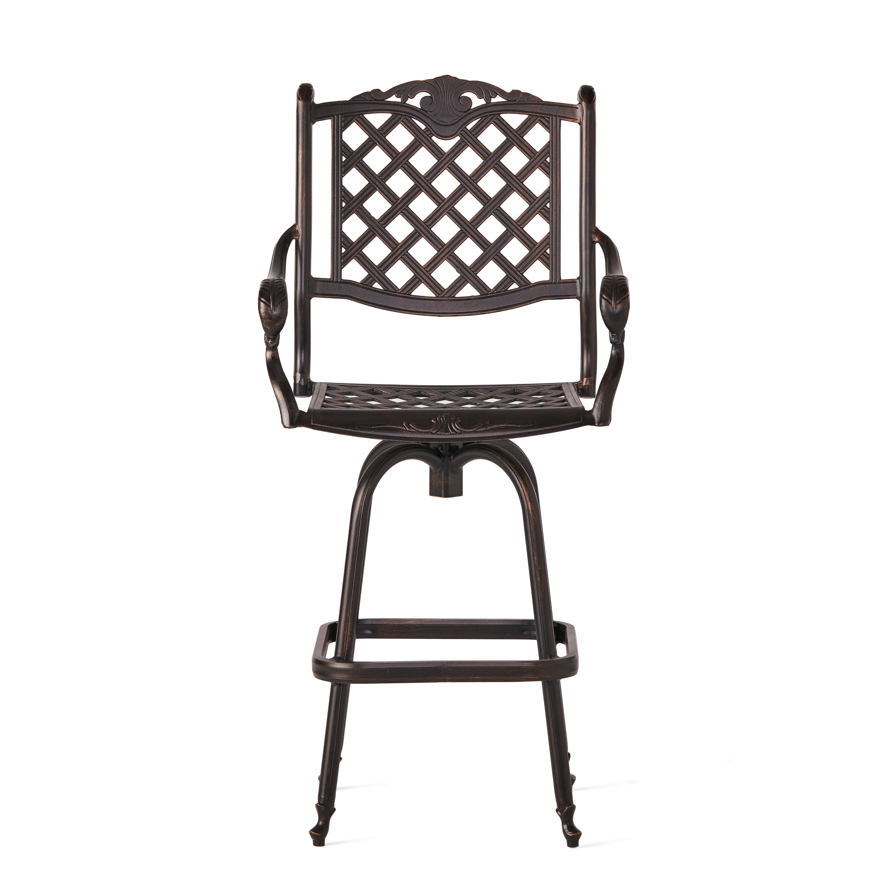 Cast Aluminum Bar Stool - Grand Goldman Shop