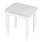 44.37 ' Makeup Vanity Desk with 13 Hollywood Bulbs and 3 Lighting Modes, Dressing Table with Tri-Fold Mirror   Large Vanity Table with 5 Drawers and Shelves and  Charging Station for Bedroom, White - Grand Goldman Shop