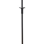 Modern Black Metal Coat Rack with Three-Tier Hooks for Entryway or Mudroom - Grand Goldman Shop