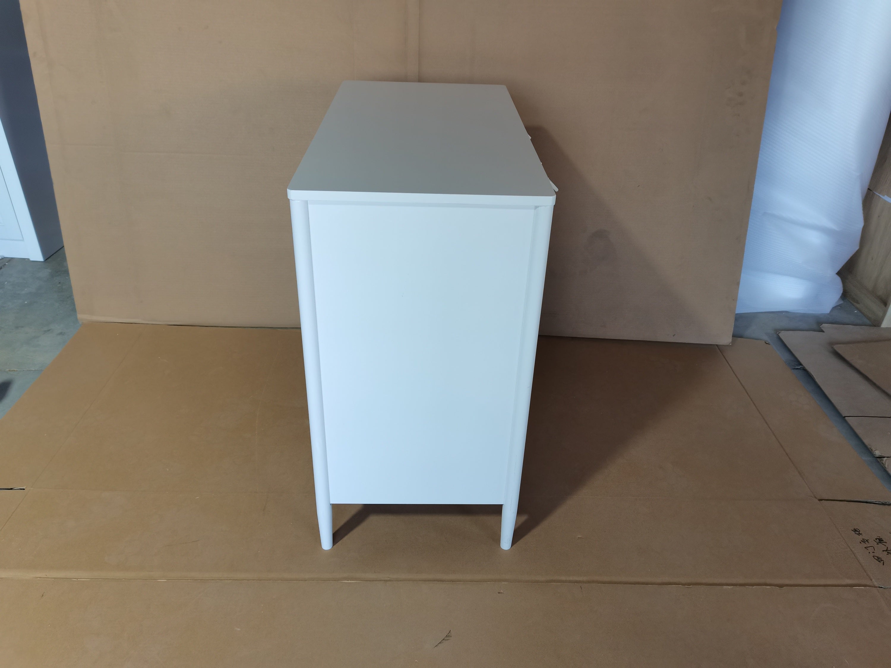3 Drawer Dresser Chest, Modern White Storage Cabinet, MDF Wood Organizer for Bedroom, Living Room, Entryway, Small Space Furniture - Grand Goldman Shop