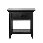 Overland Nightstand Forever Black | Premium Home Decor - Grand Goldman