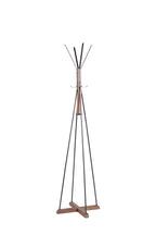 Reclaimed Wood and Metal Freestanding Coat Rack with Hooks use in bedroom, living room - Grand Goldman Shop