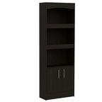 Durango Bookcase, Three Shelves, Double Door Cabinet - Grand Goldman