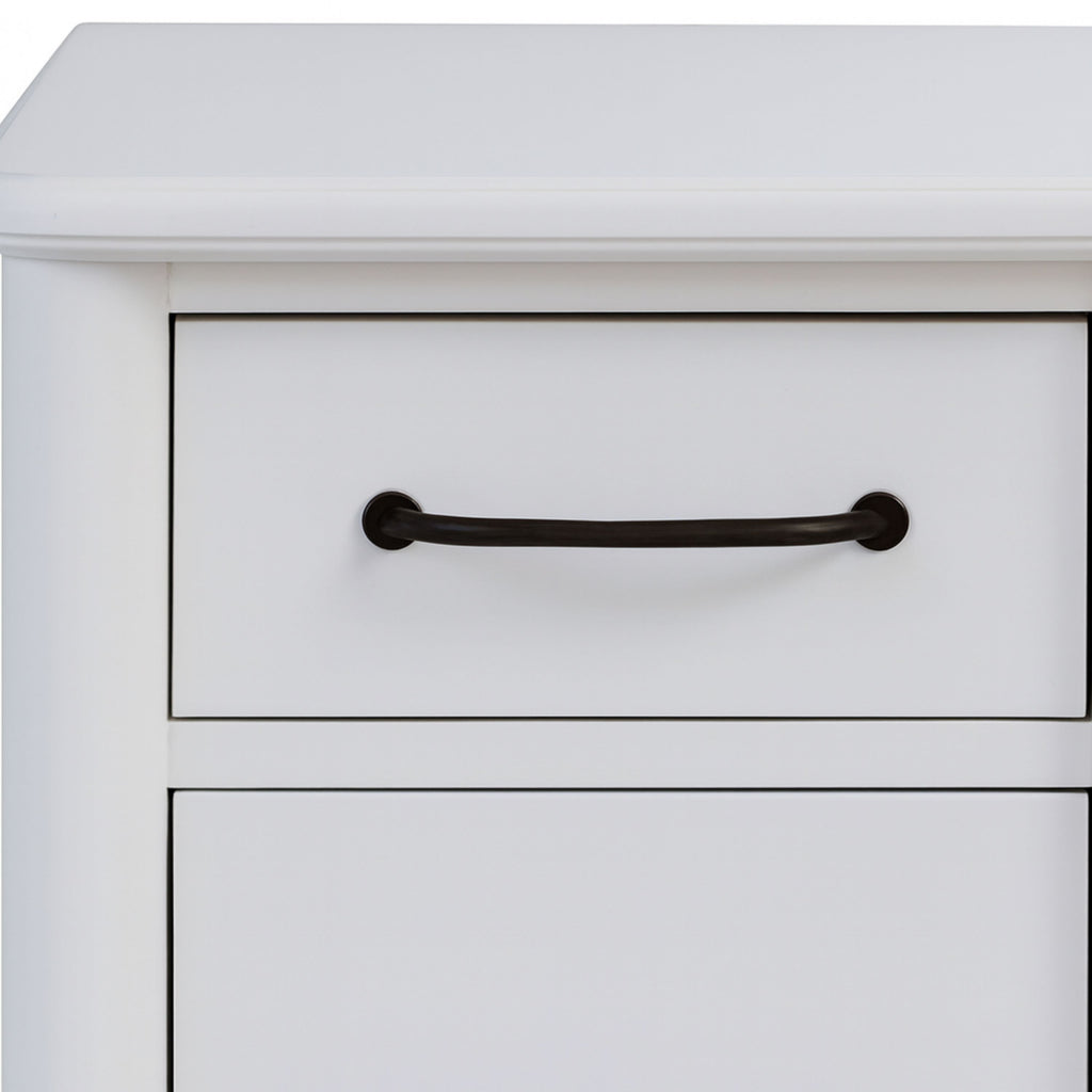 2 Drawer Filing Cabinet - White - Grand Goldman