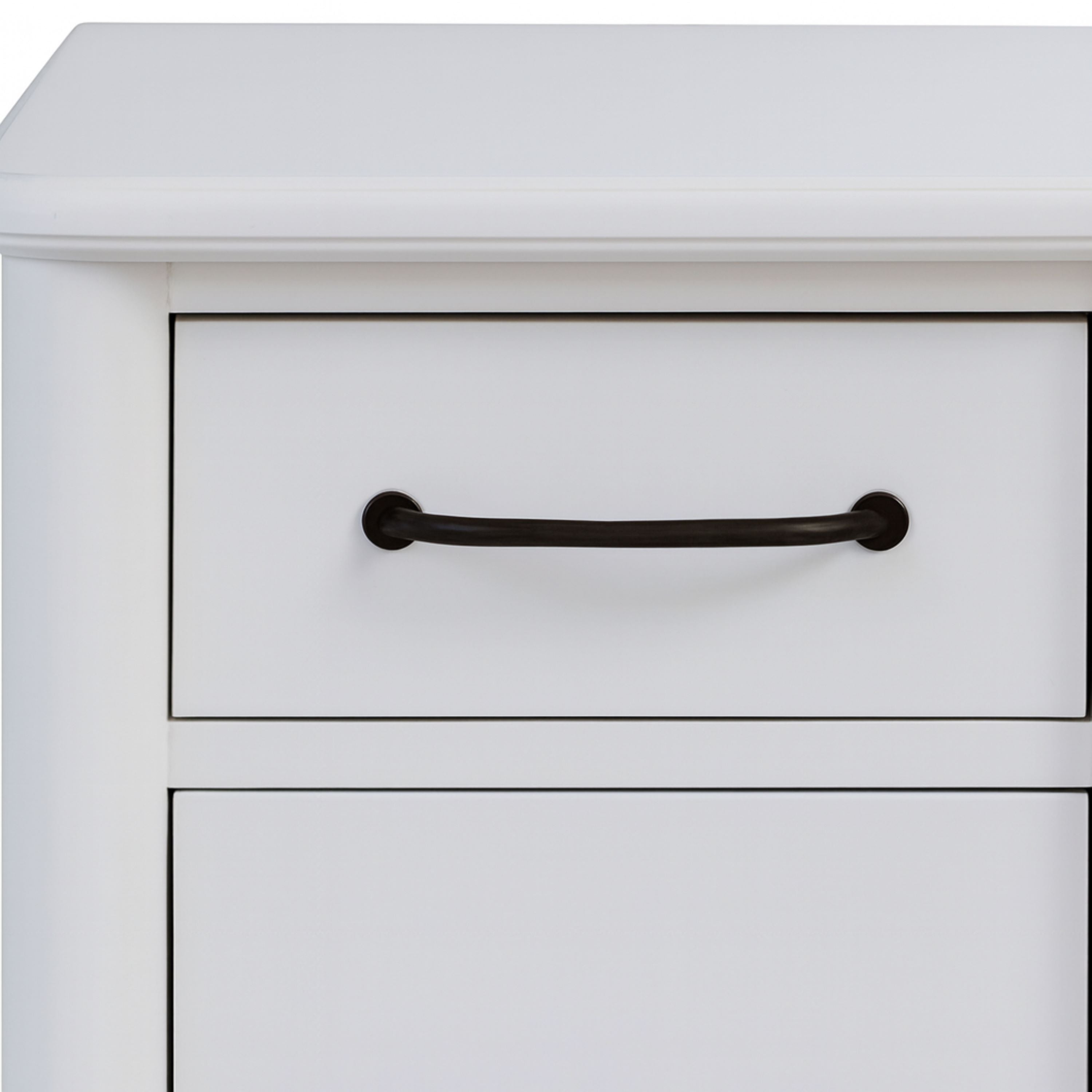 2 Drawer Filing Cabinet - White - Grand Goldman