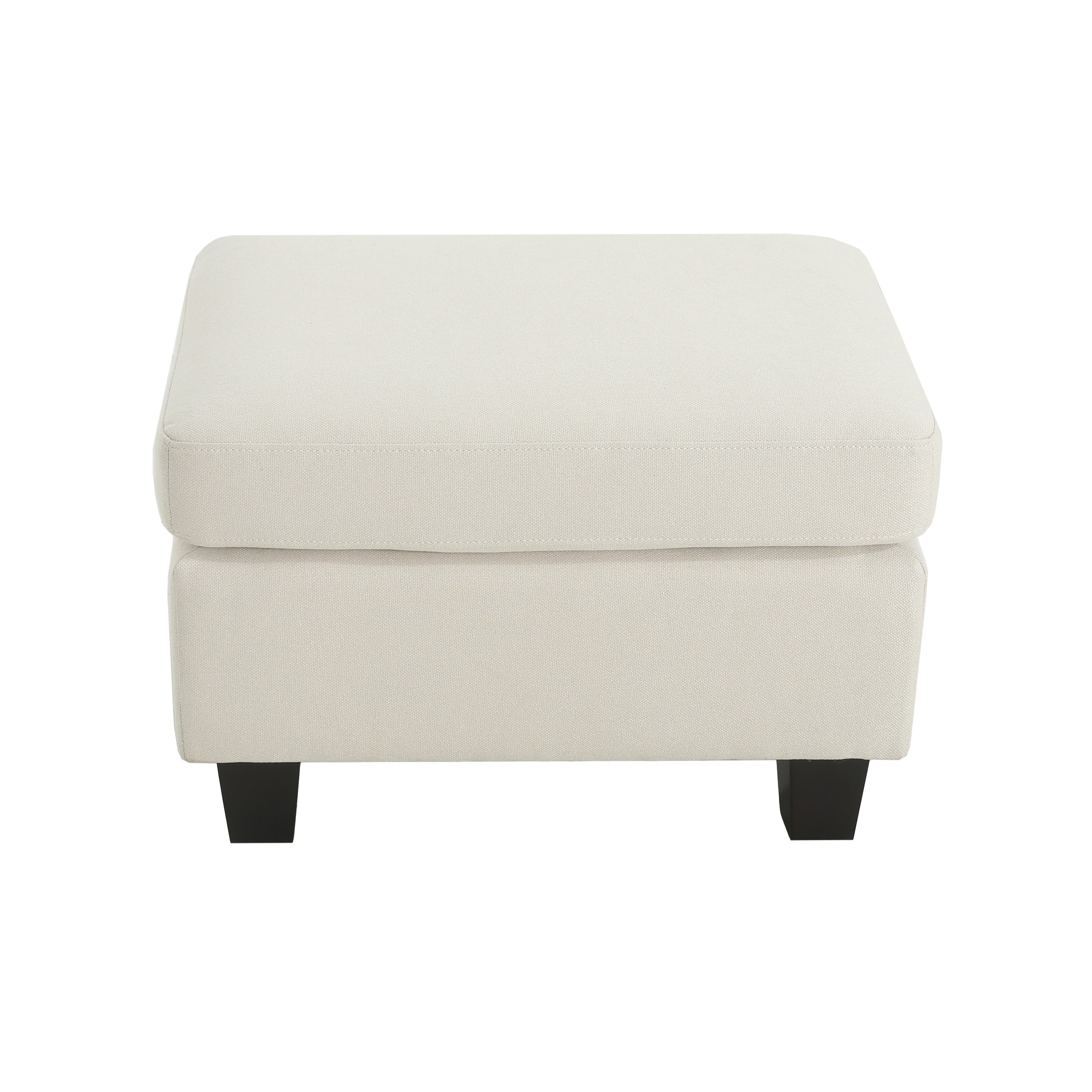 Upholstered Ottoman, Beige - Grand Goldman Shop