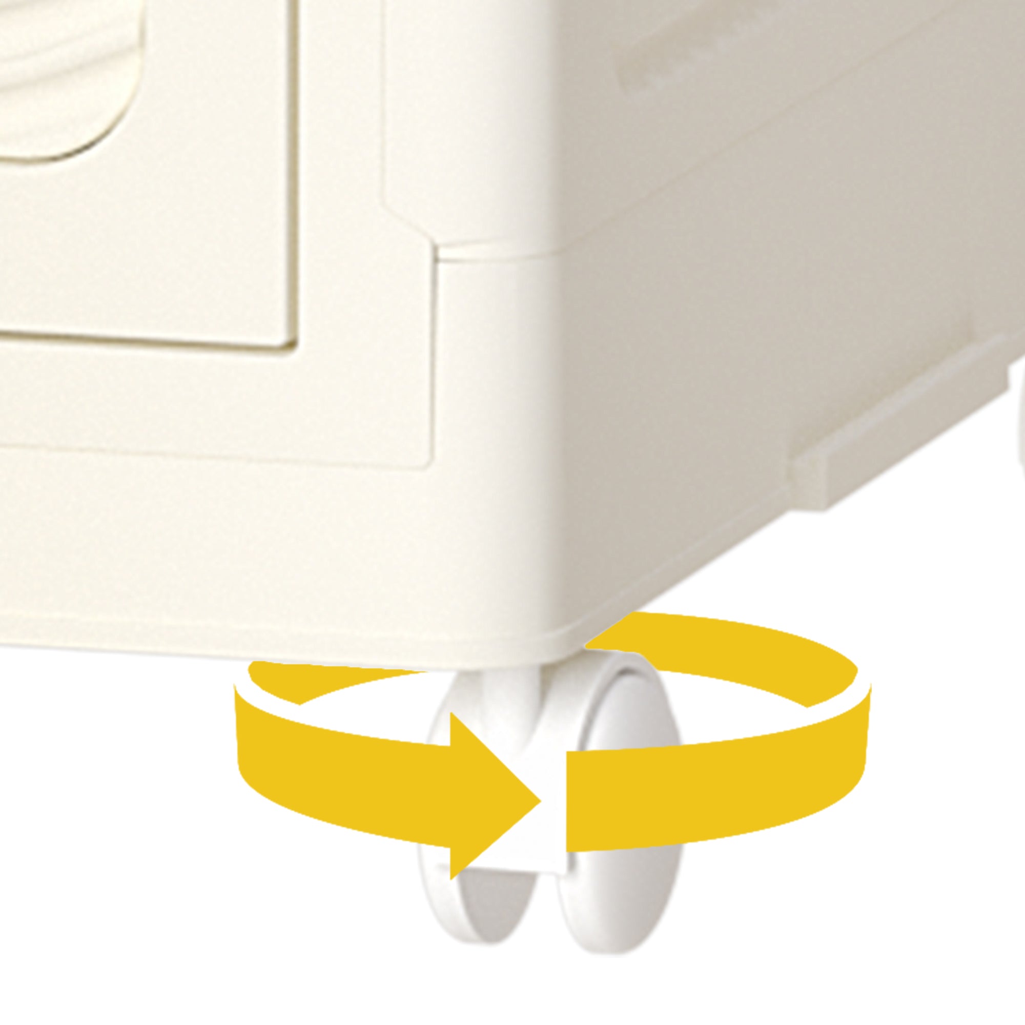 Portable Wardrobe Closet Storage Organizer with Magnetic Doors and Hanging Rod, Cream White - Grand Goldman Shop
