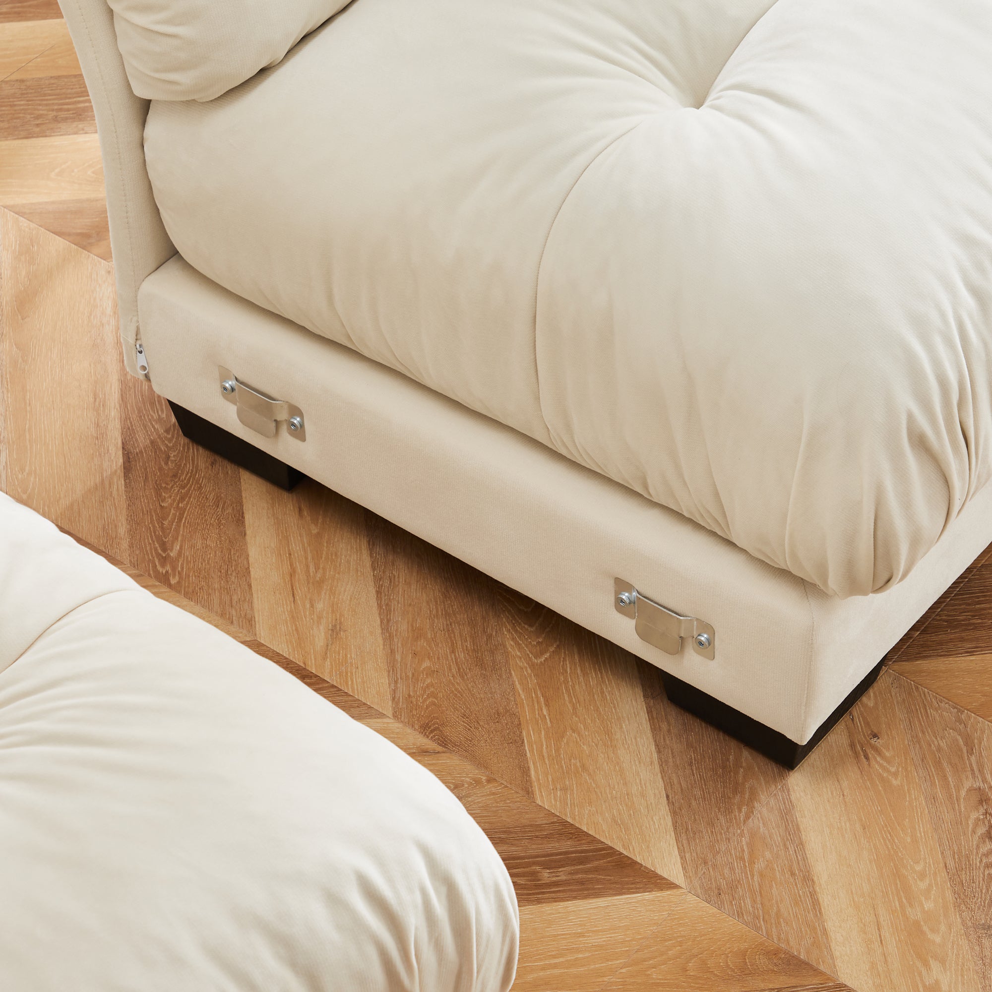 Milano Ottoman Cream - Grand Goldman Shop