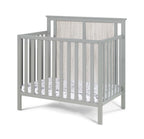 Connelly Mini Crib With Mattress Pad Gray/Rockport Gray - Grand Goldman