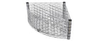 6 Tier Shelf Corner Wire Shelf Rack Adjustable Metal Heavy Duty Free Standing Corner Storage Display Chrome Rack for Bathroom, Living Room, Kitchen - Chrome - Grand Goldman Shop