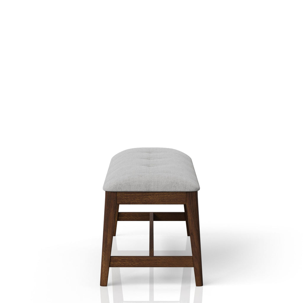 Backless Upholstered Dining Bench Mid-Century Seating - Grand Goldman Shop