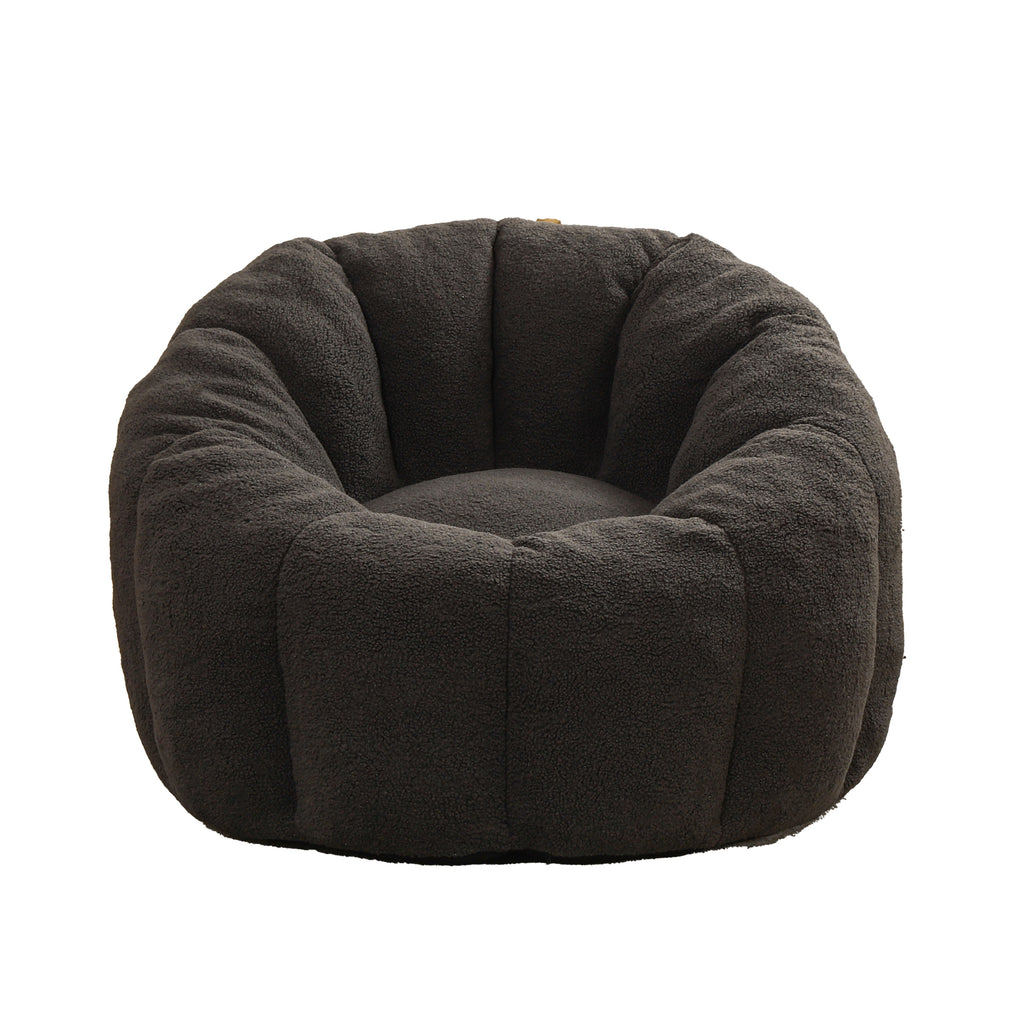 Bean Bag Chair, Bean Bag Sofa Chair with Armrests Stuffed High-Density Foam, Lazy Sofa Comfy Chairs BeanBag Chair for Adults in Living Room,Bedroom Reading - Grand Goldman Shop
