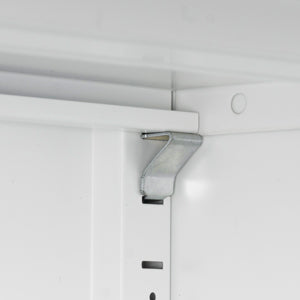 High Storage Cabinet with 2 Doors and 4 Partitions to Separate 5 Storage Spaces, Home/ Office Design - Grand Goldman