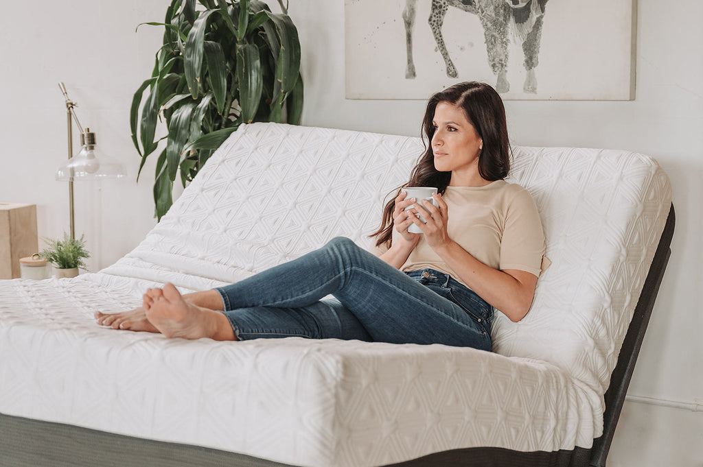 Omne Sleep 8' Gel Memory Foam Mattress Twin XL in White/Dark Gray - Grand Goldman Shop