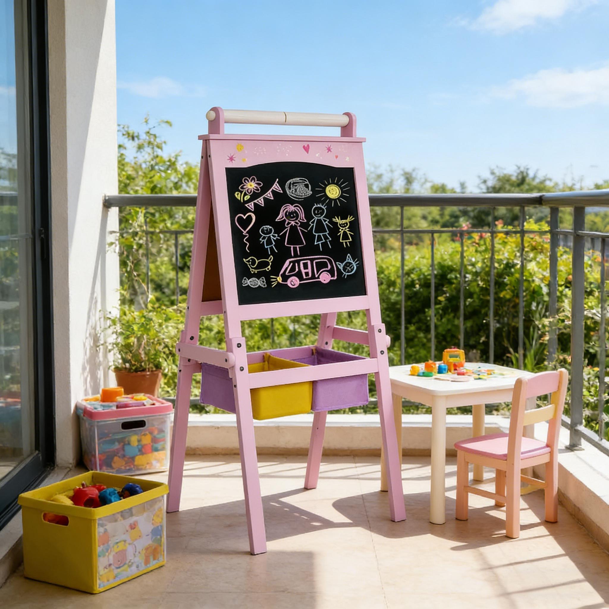 Kids Art Easel,Wooden Art Easel | Premium Home Decor - Grand Goldman