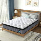 14 Inch Hybrid Mattress King – Memory Foam & Pocket Spring Bed – Cooling, Pressure Relief, Back & Hip Support - Grand Goldman Shop