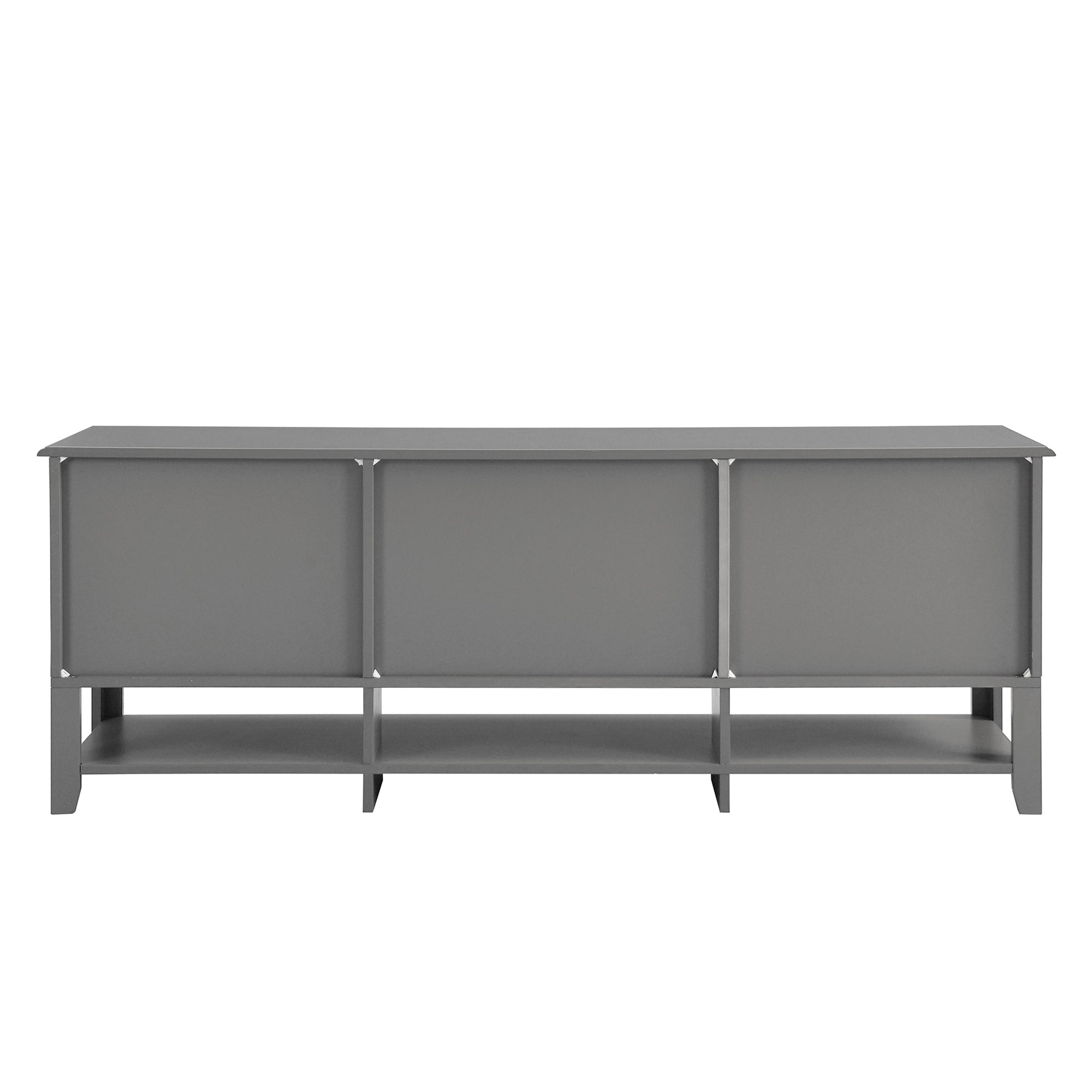 TV Stand for TVs up to 60'', Entertainment Center with Multifunctional Storage Space, TV Cabinet with Modern Design, Media Console for Living Room, Bedroom - Grand Goldman Shop