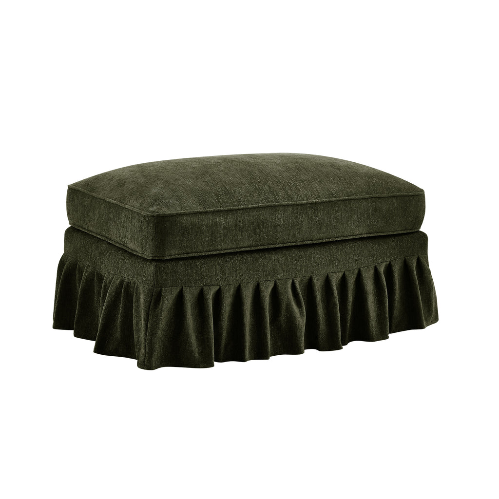 Ottoman Chenille -Green - Grand Goldman Shop