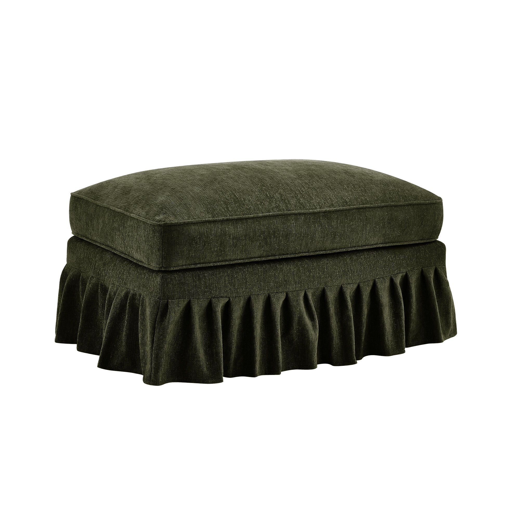 Ottoman Chenille -Green - Grand Goldman Shop