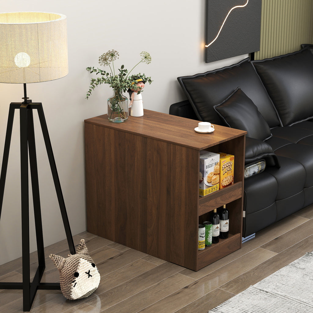 Computer Desk with Drawers, Modern Corner Home Office storage with extendable table, Study Writing Desk Workstation for Home,