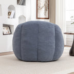 Comfy Bean Bag Chair with Memory Foam Filler – Tufted Soft Stuffed Bean Bag Sofa for Dorm, Apartment, or Living Room – Light Blue - Grand Goldman Shop