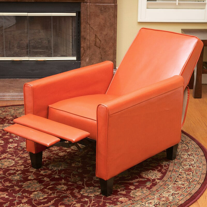 Recliner Push Back Chair for Elegant Home Décor Orange - Grand Goldman Shop