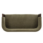 48.5' Upholstered Solid Loveseat (Walnut+Green) - Grand Goldman Shop