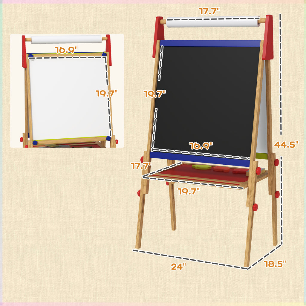 Kids Easel,3 in 1 Easel for Kids | Premium Home Decor - Grand Goldman