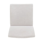 Contemporary Dining Chair Set of 2 with Upholstered Fabric and Rubberwood Legs in Light Beige - Grand Goldman Shop