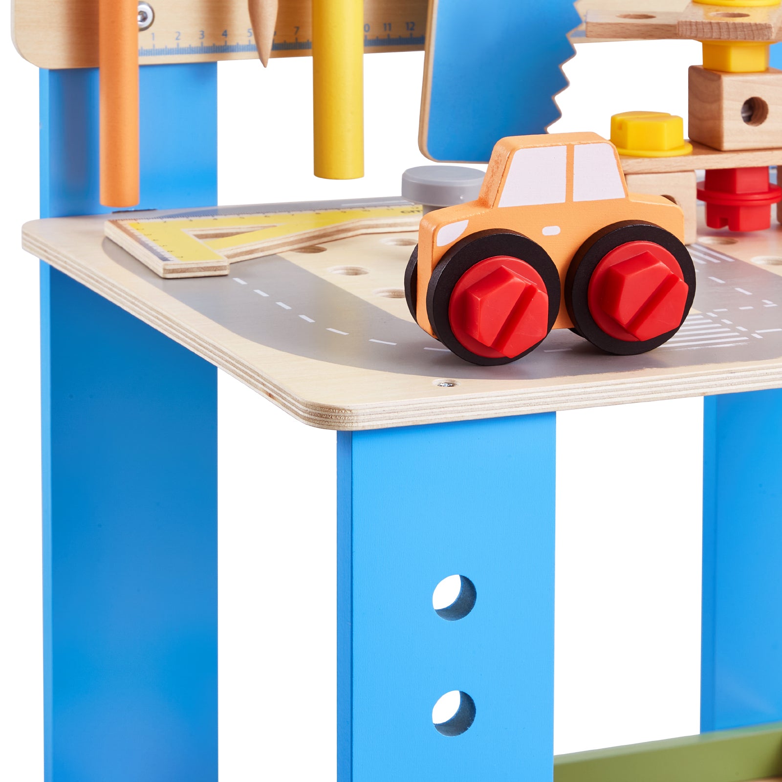 Wooden Tool Bench for Kids 3 Years+ Toy Workbench Pretend Play Toy Kits - Grand Goldman