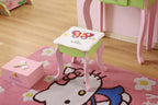 Kids Funnel Layla Girls Flower Vanity Set with Stool | Premium Home Decor - Grand Goldman