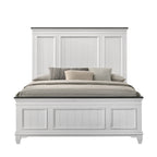 Clelane 3-Piece Wood Bedroom Set, Shiplap Panel Queen Bed and 2 Nightstand - Grand Goldman Shop