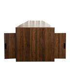 Modern Multifunctional Extendable Dining Table with Outlet, Space Saving Expanding Table with Storage for Party, Weddings, Meetings, Celebrations - Grand Goldman Shop