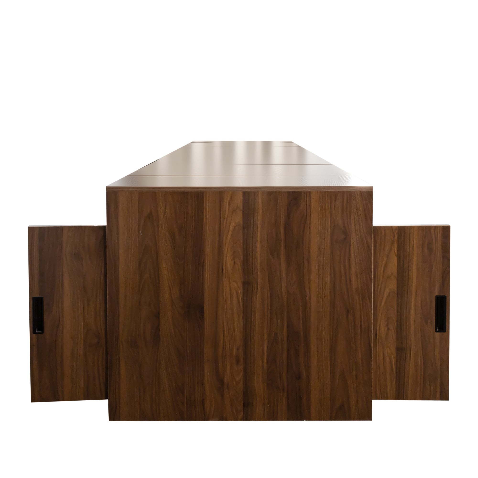 Modern Multifunctional Extendable Dining Table with Outlet, Space Saving Expanding Table with Storage for Party, Weddings, Meetings, Celebrations - Grand Goldman Shop
