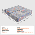 Kids Couch, 4Pcs Toddler Couch Sofa Bed, Kids Chair Seat Playroom Furniture, Child Sectional Sofa with Removable Cover for Ki
