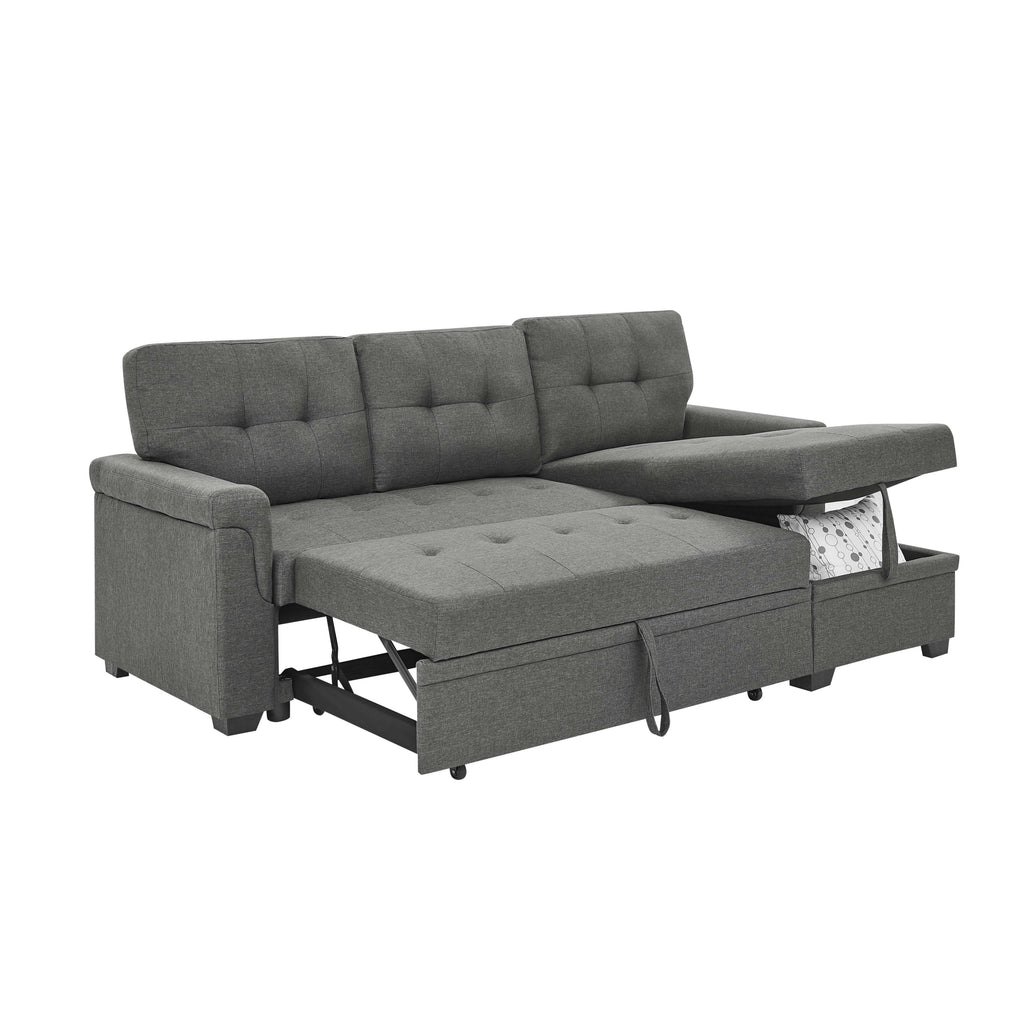 86'' Upholstered Pull-Out Sofa Bed - Grand Goldman Shop