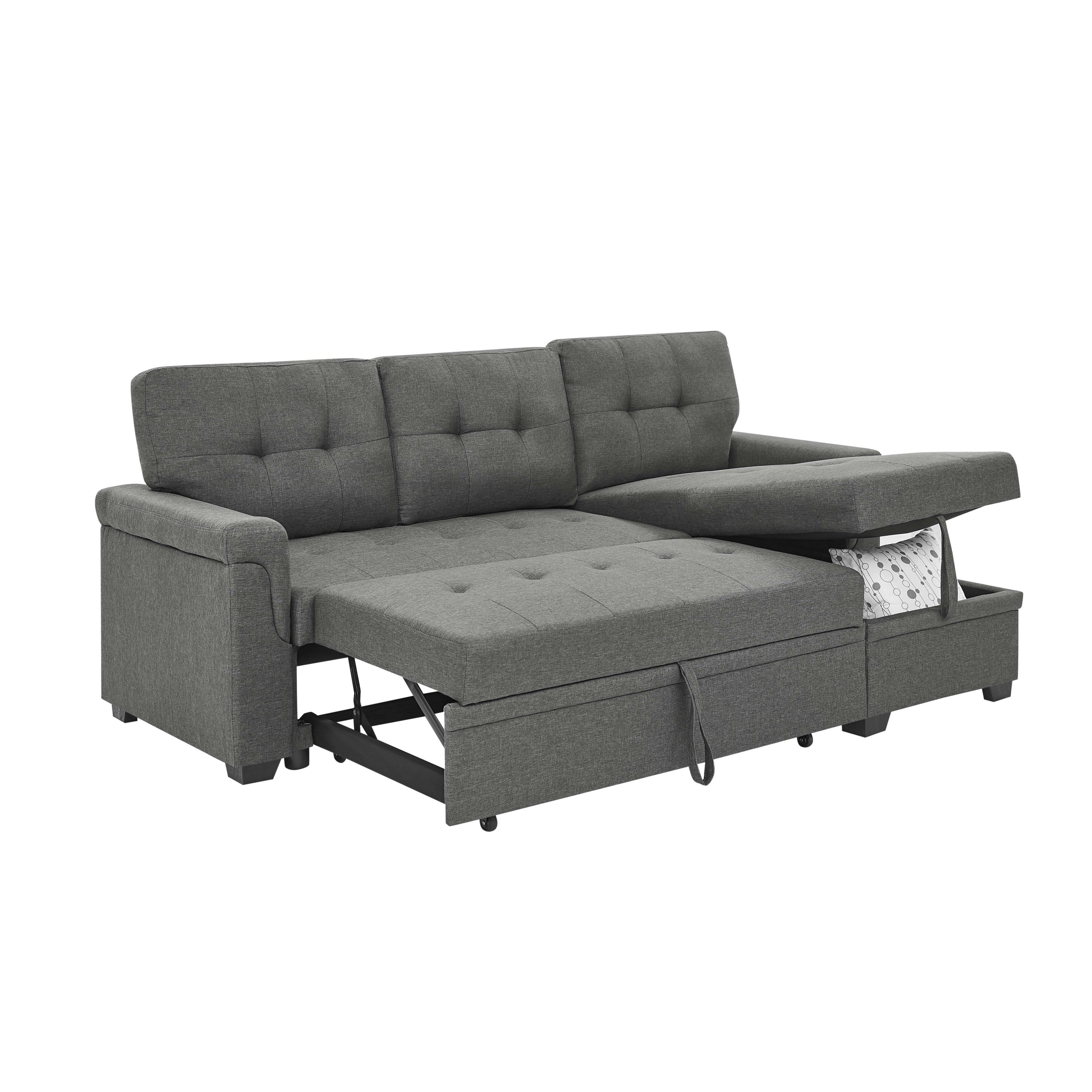 86'' Upholstered Pull-Out Sofa Bed - Grand Goldman Shop