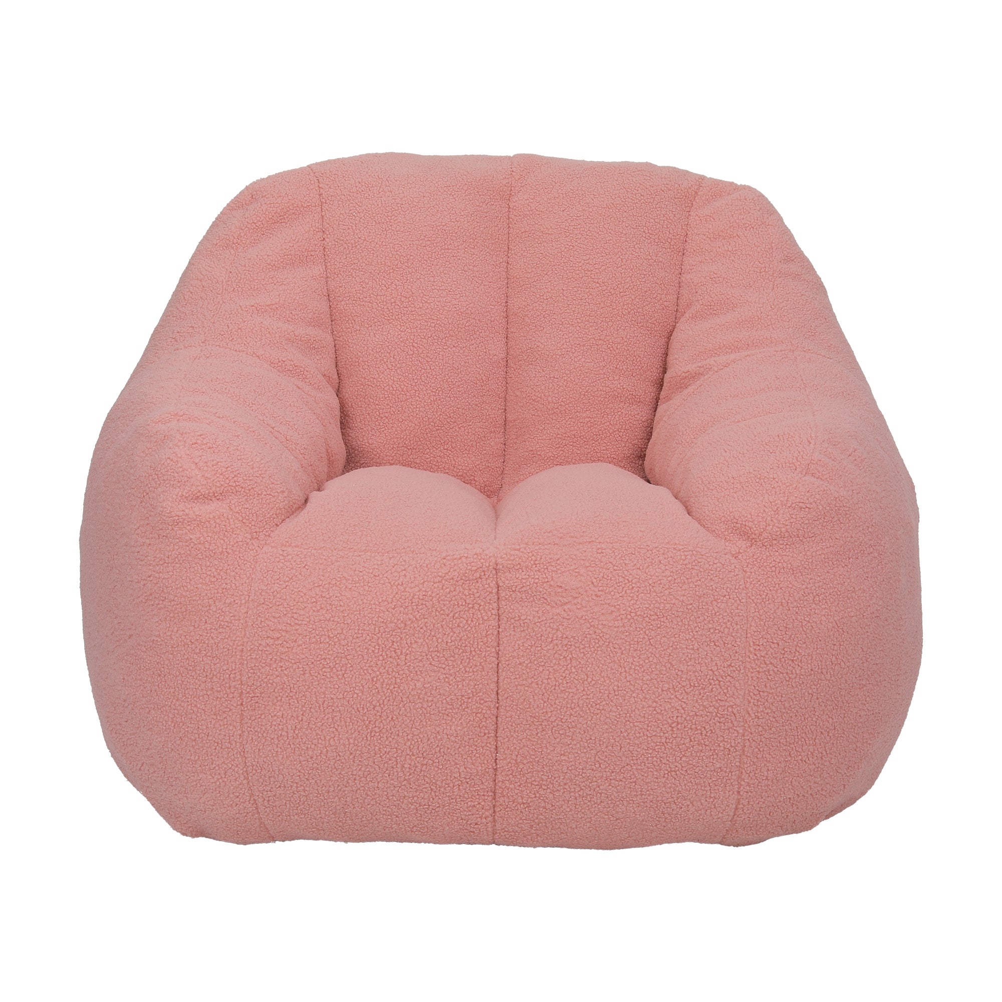 Comfy Bean Bag Chair with Memory Foam Filler – Tufted Soft Stuffed Bean Bag Sofa for Dorm, Apartment, or Living Room – Pink - Grand Goldman Shop