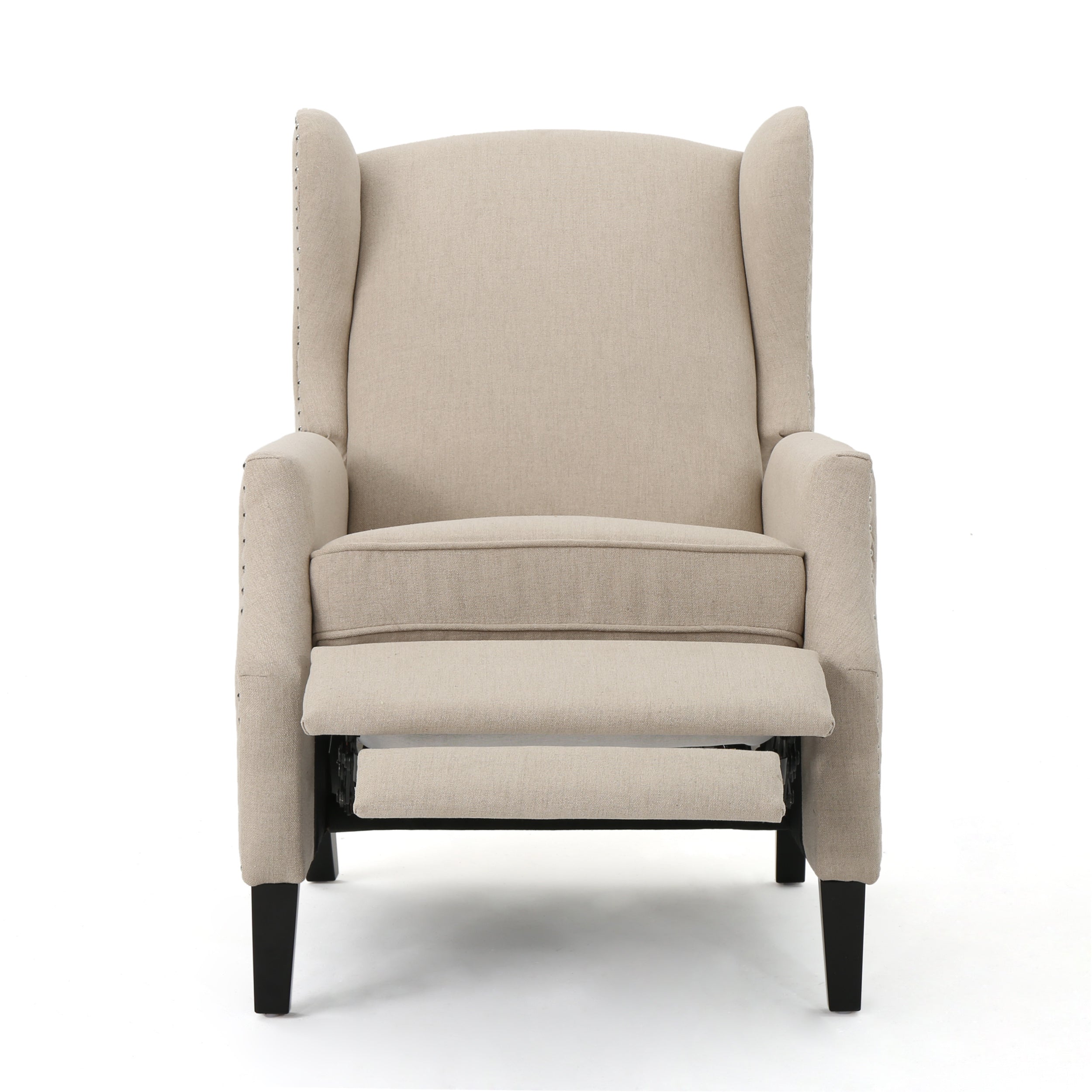 Westeros Wing Back Fabric Upholstered Recliner - Grand Goldman Shop