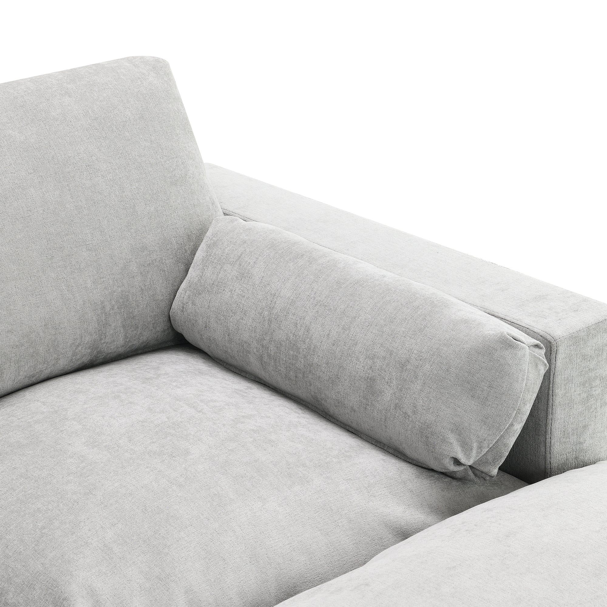 [VIDEO]86.5'' Chenille Modular Sectional Sofa with Storage Pockets, 5 Seat U Shaped Couch Set with Pillows,Free Combination,Modern Cloud Sofa with 2 Movable Ottoman for Living Room,Apartment,3 Colors - Grand Goldman Shop