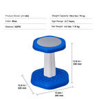 Kids Wobble Chair, Active Chair with Sponge Cushion, Wobble Stool Improves Focus, Posture and Calm Children, Ideal for School