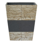 Cement Wastebasket, 7Qt - Grand Goldman Shop