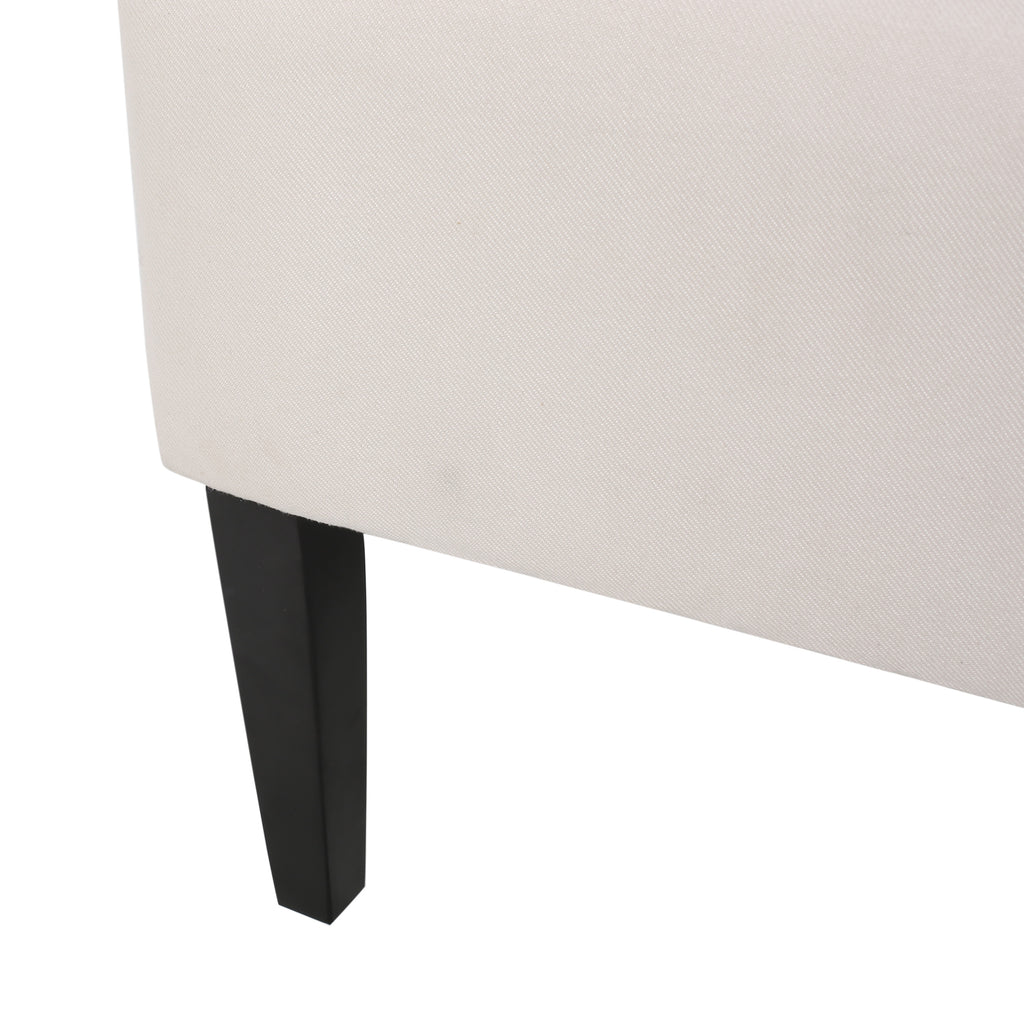 Alight Upholstered Dining Chair with High Back and Birch Wood Legs, Beige - Grand Goldman Shop