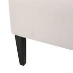 Alight Upholstered Dining Chair with High Back and Birch Wood Legs, Beige - Grand Goldman Shop